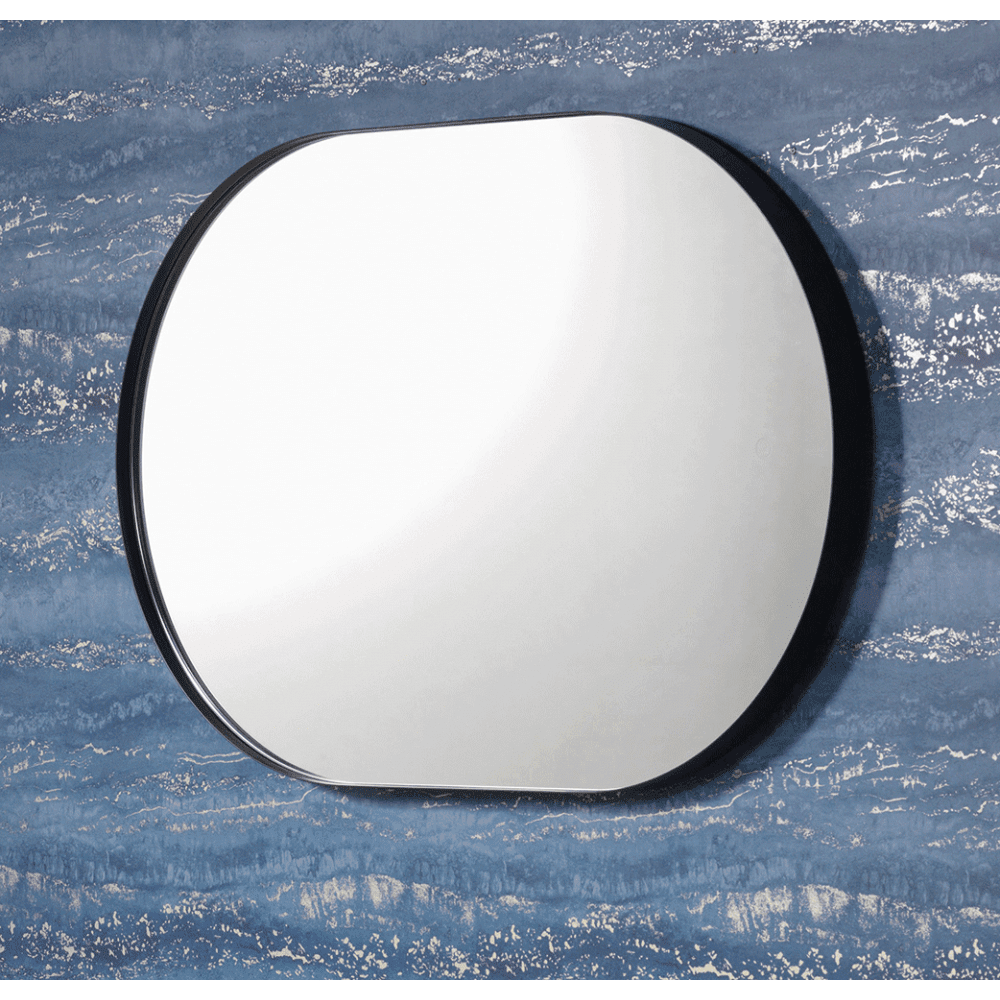 Valentina Black Frame Mirror - 600 x 900mm - Image 2
