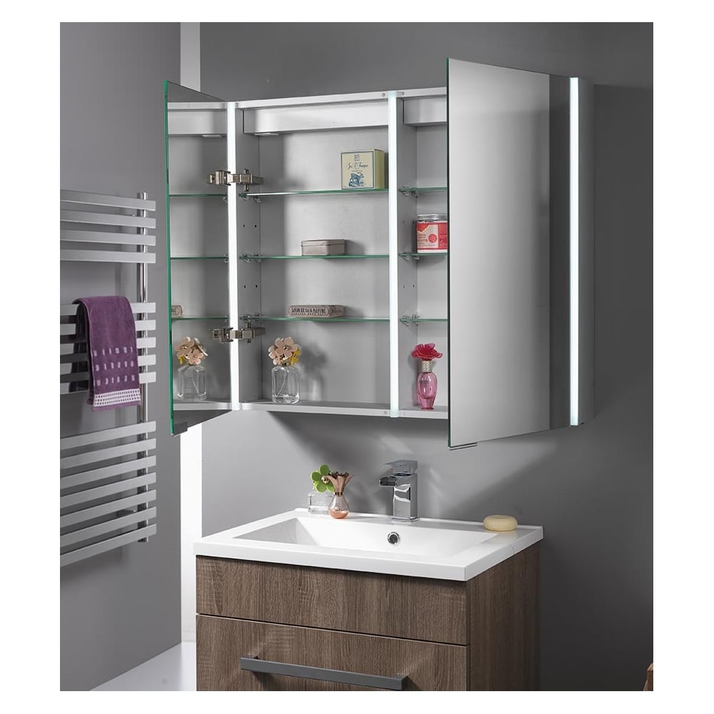 Calvus Mirrored Cabinet - 3 Size Options - Image 4