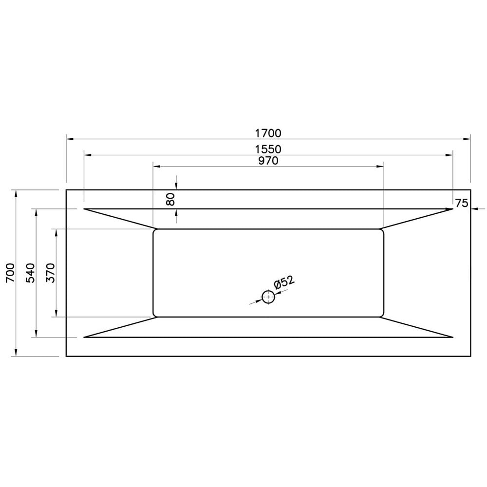 Arizona Double Ended Bath (Standard Spec) - 1700 x 700mm & 1800 x 800mm - Image 3