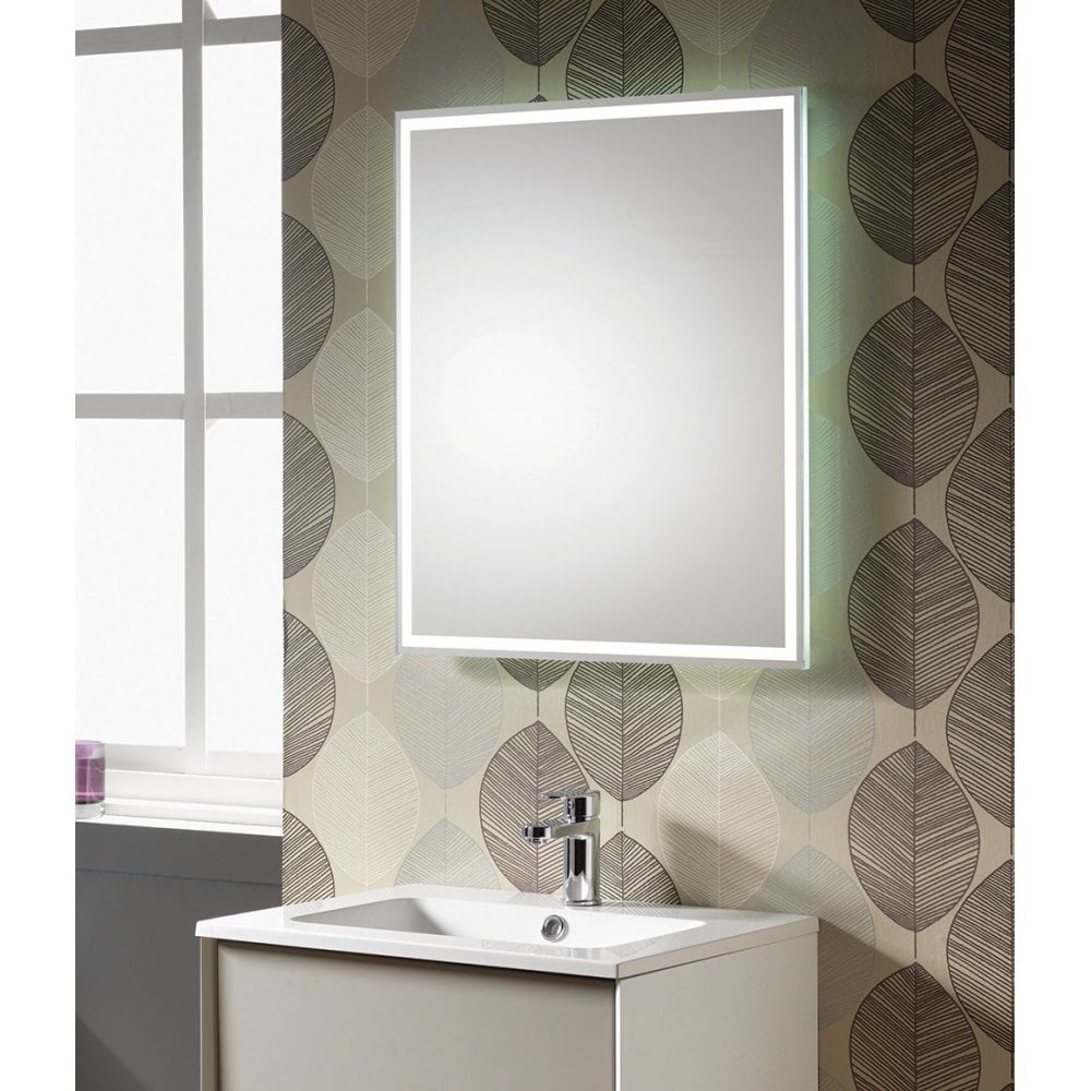 Arizona Mirror with Integrated Light, Anti-Mist Pad & Sensor Switch - 600 x 700mm - Image 2