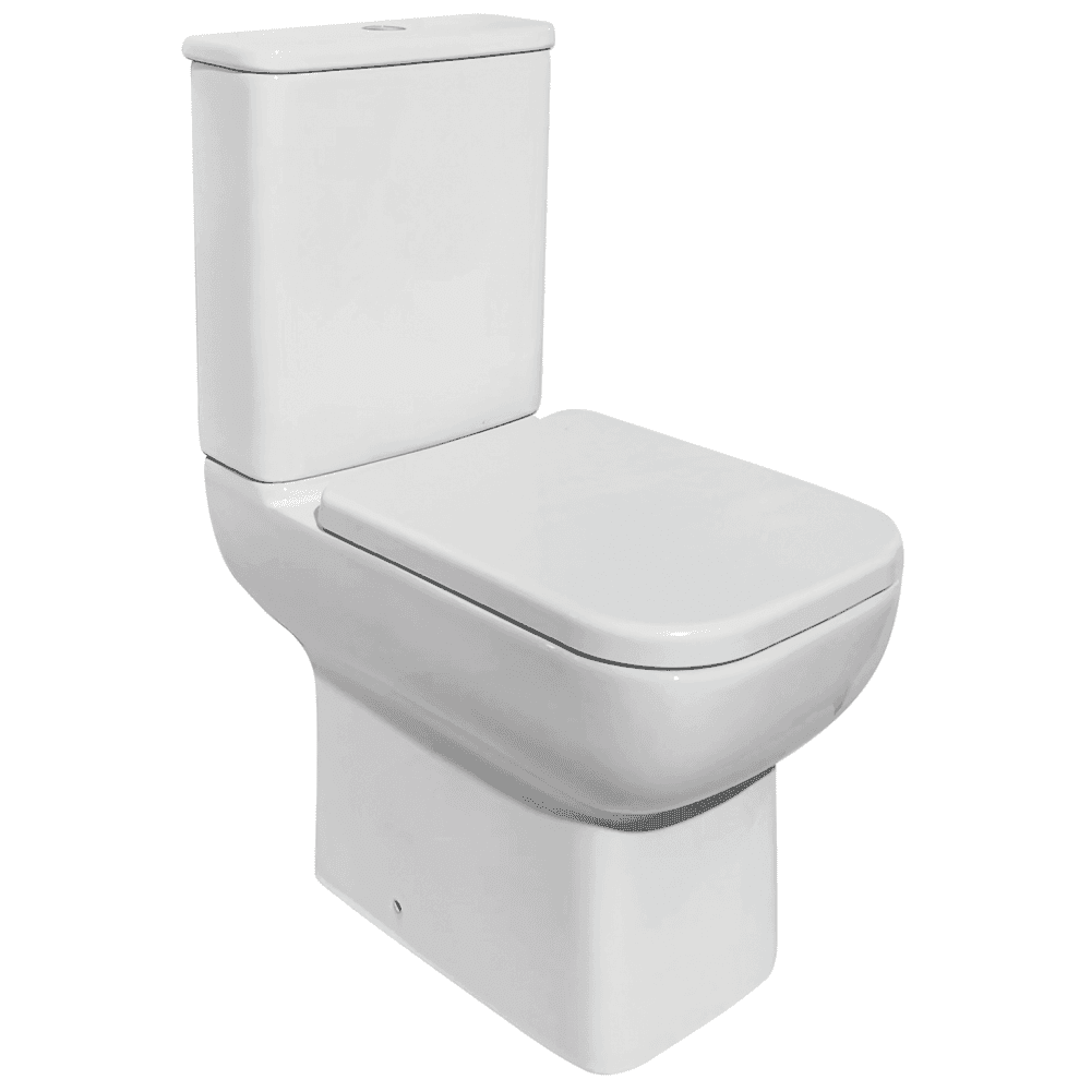 Aveiro Rimless Open Sided WC including Soft Close Seat - Image 2