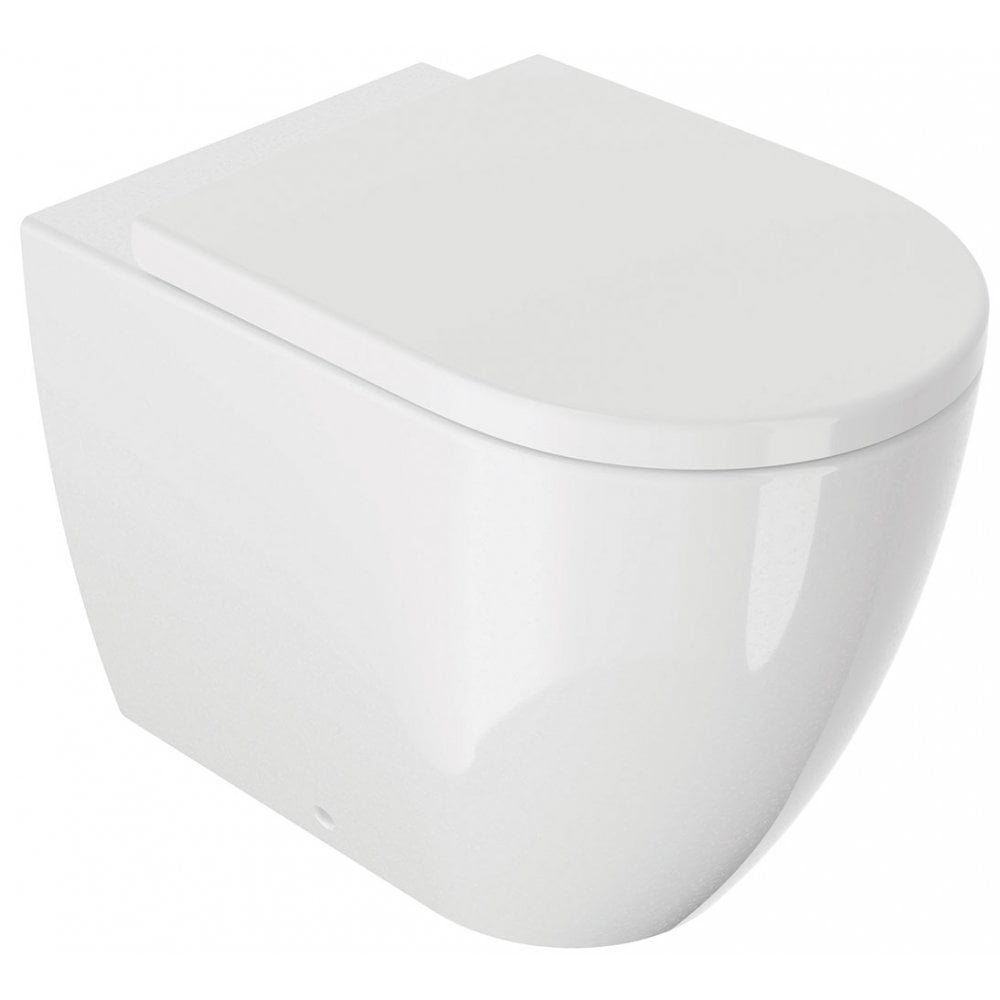 Naxos Rimless Back-to-Wall Pan & Soft Close Seat - Image 2