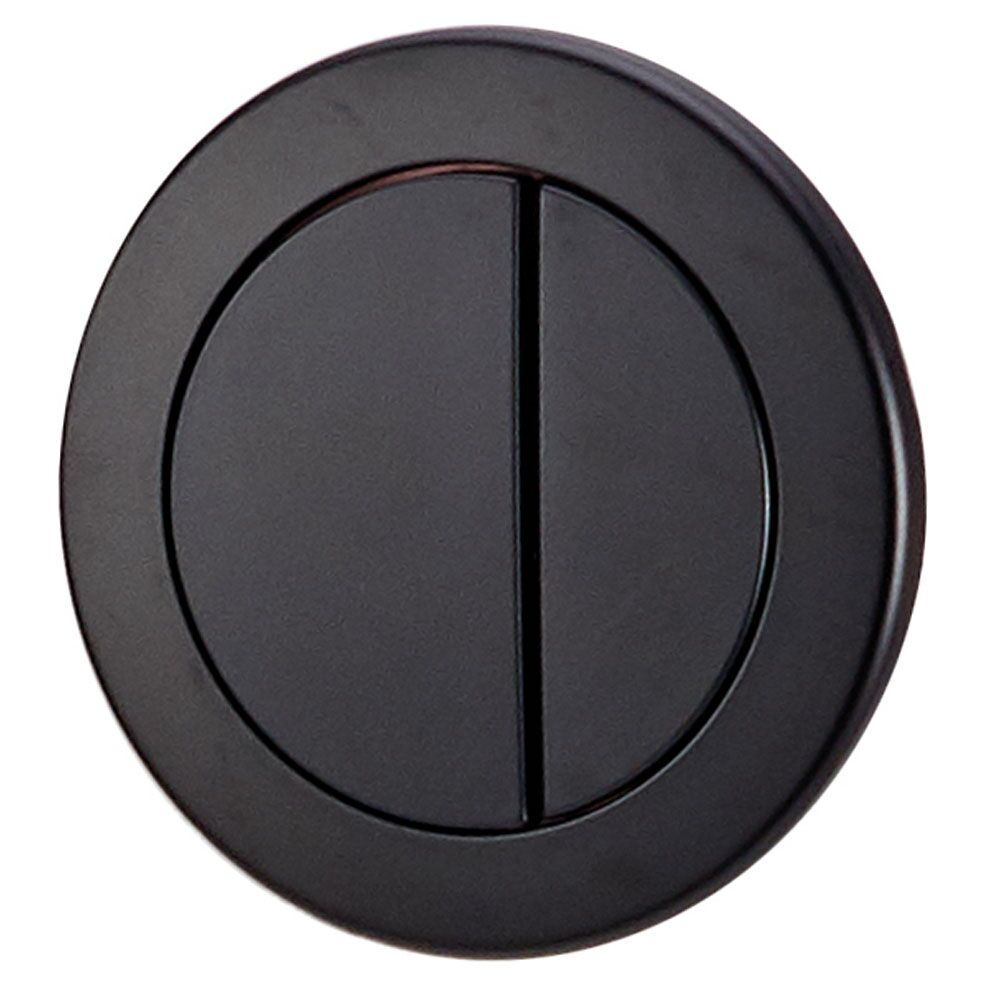 Ascent Round Push-Button - Matt Black (For Ascent Pneumatic Cistern)
