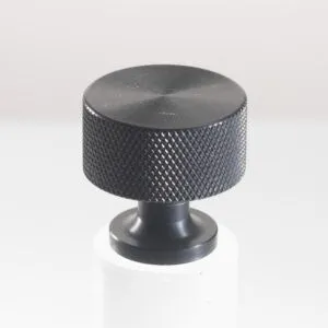 Knurled Knob - Matt Black (Each)