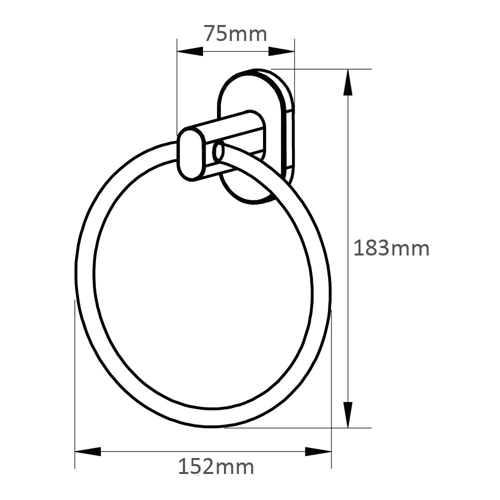 Ohio Towel Ring - Image 2