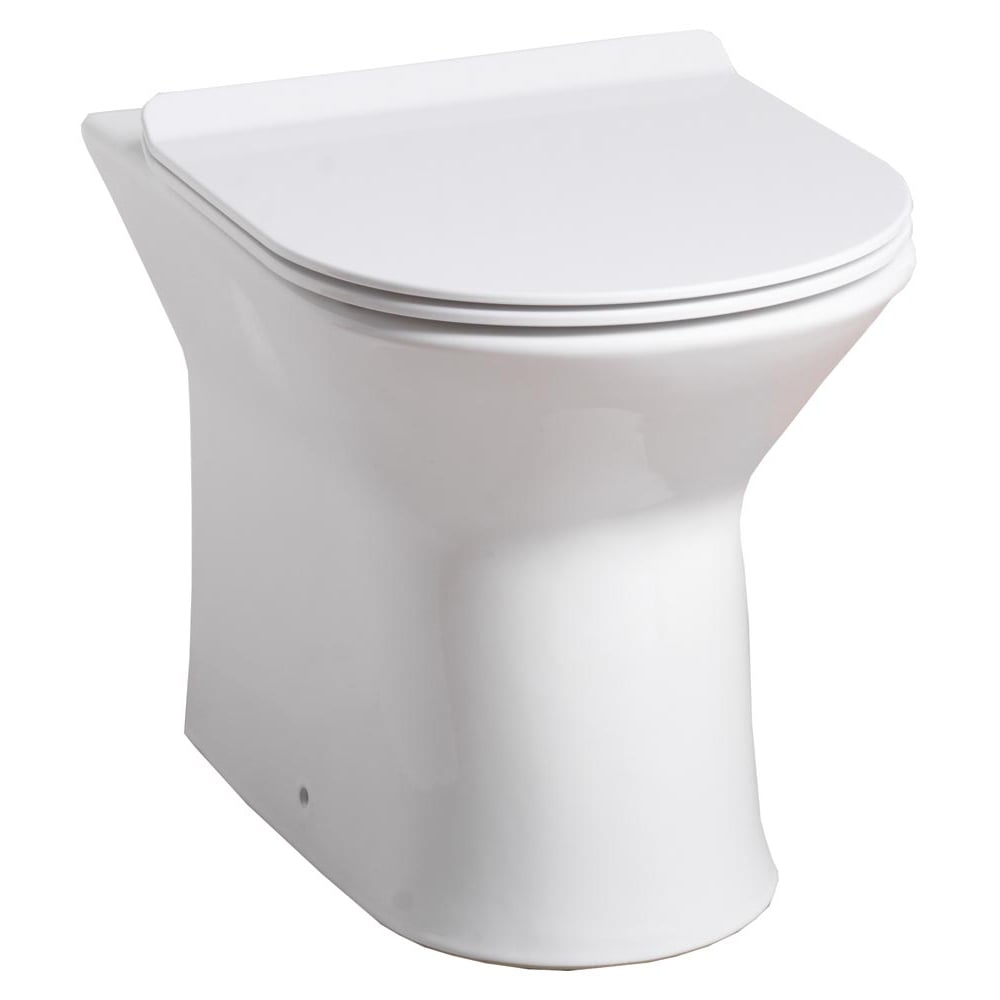 Venice Rimless Back-to-Wall Pan & Soft Close Seat - Image 2
