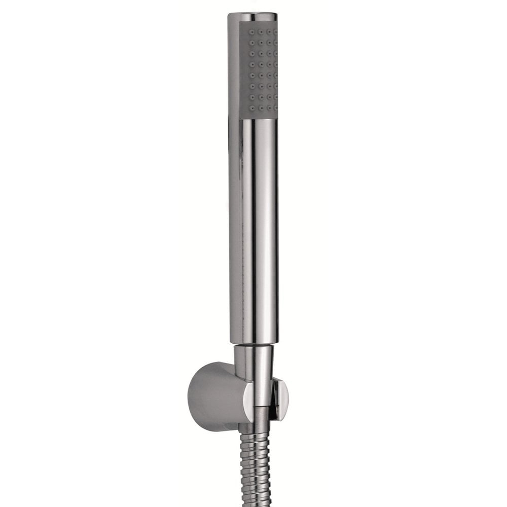 Round Handset Kit including Hose and Wall Bracket for Wall-Mounting