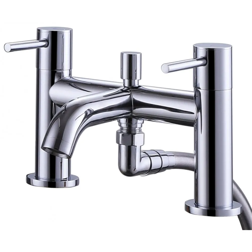 Tuscany Bath Shower Mixer & Kit (2 Hole) - Chrome