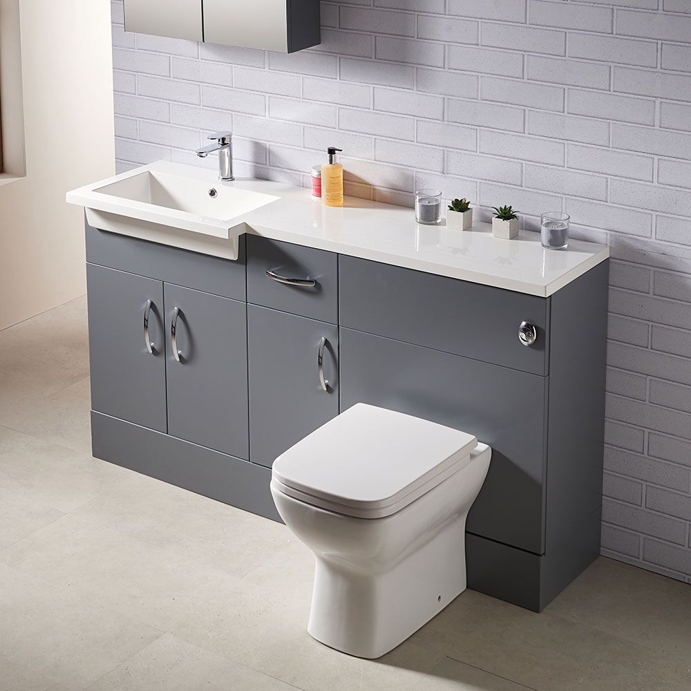 Genesis Q-Line 1500 1-Piece Square Basin Combination