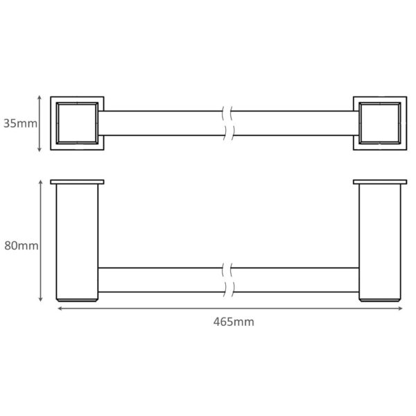 Utah Small Towel Bar - Image 2
