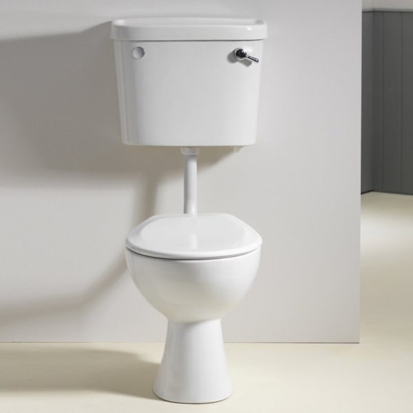 Ebony Low Level Lever WC including Soft Close Seat - Image 2