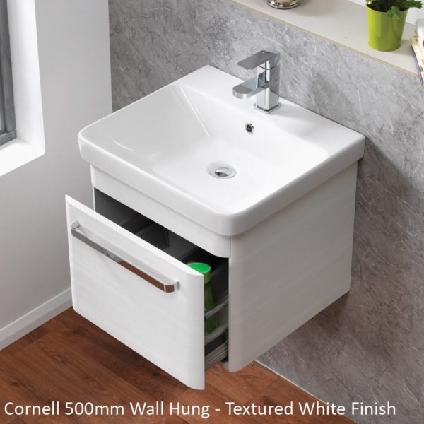 Cornell 50 Wall Hung Base & Basin - Image 4