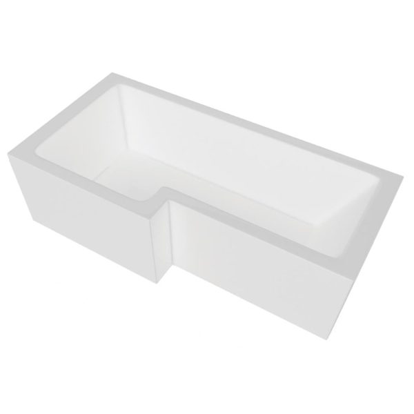 Vermont 'L' Shaped Shower Bath Only (Standard & Superspec) - 1500 & 1700mm