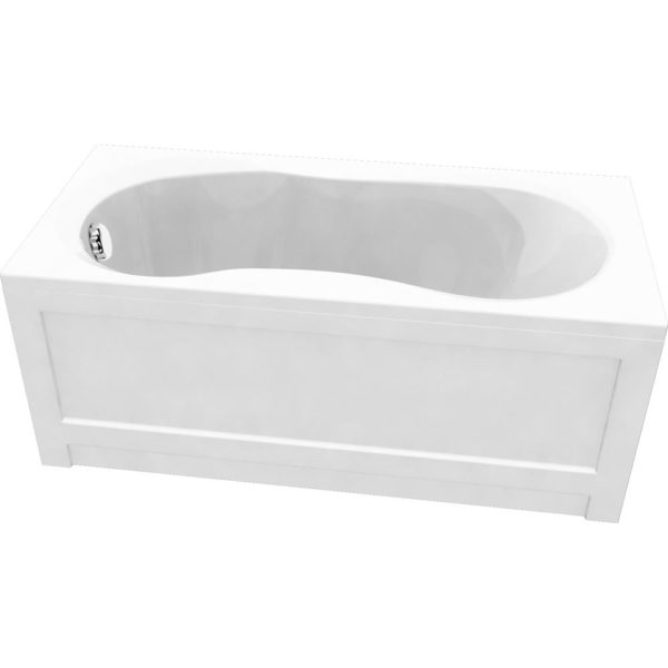 Alabama Bath with Option 1 Whirlpool - 1700 x 750mm - Image 2
