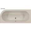 Kansas Offset Bath & Skirt with Option 1 Whirlpool - 1700 x 725mm - Image 3
