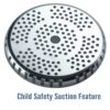 Kansas Offset Bath & Skirt with Option 1 Whirlpool - 1700 x 725mm - Image 6