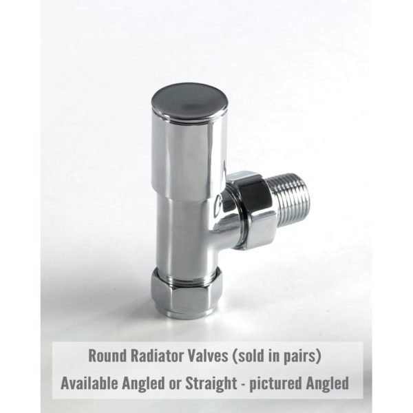Round Radiator Valves (pair) - Image 2