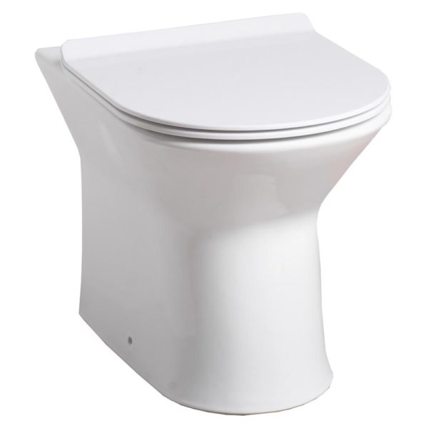 Venice Rimless Back-to-Wall Pan & Soft Close Seat - Image 2