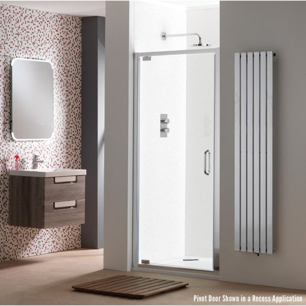 Classic Nouveau 6mm Pivot Doors with Easy-Clean Glass - Image 3