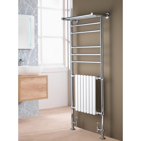 Venice Traditional Rail with Towel Shelf - Image 2