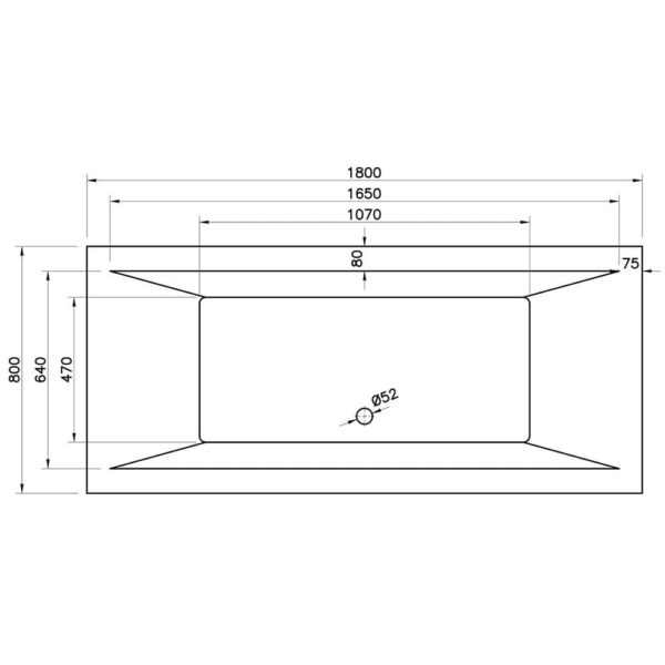 Arizona Double Ended Bath (Standard Spec) - 1700 x 700mm & 1800 x 800mm - Image 4