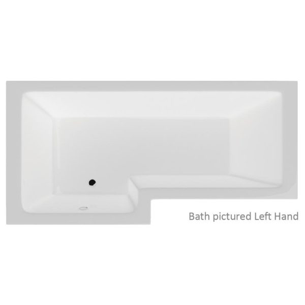 Vermont Shower Bath with Option 5 Whirlpool System - 1700 x 700mm - Image 3