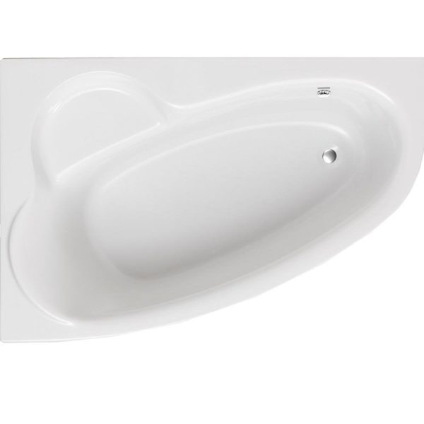 Tennessee Offset Corner Bath & Panel with Option 6 Whirlpool System