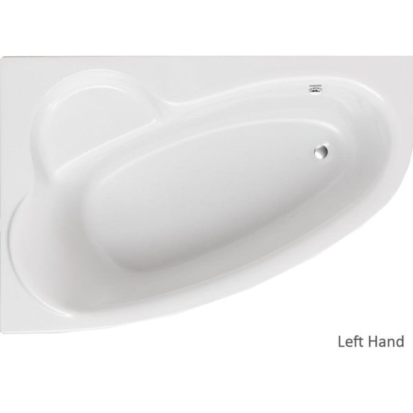 Tennessee Offset Corner Bath & Panel with Option 6 Whirlpool System - Image 3