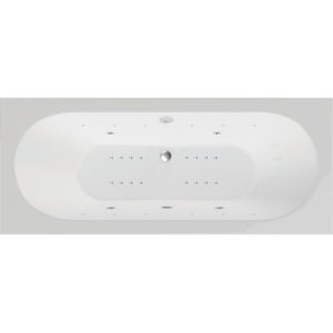 Alaska Bath with Option 6 Whirlpool - 1700 x 700mm to 1800 x 800mm