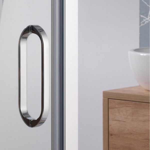 Classic Nouveau 6mm Corner Entry Enclosures with Easy-Clean Glass - Image 3