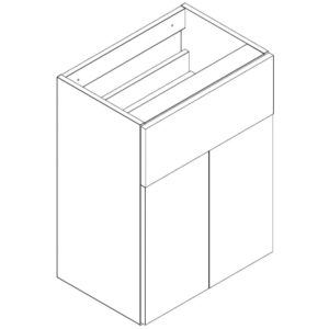 Ritz 500mm & 600mm Basin Base Unit - 335mm Depth