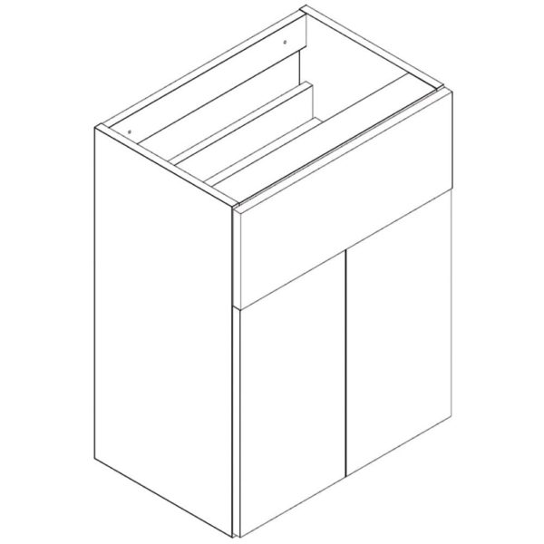 Ritz 500mm & 600mm Basin Base Unit - 335mm Depth