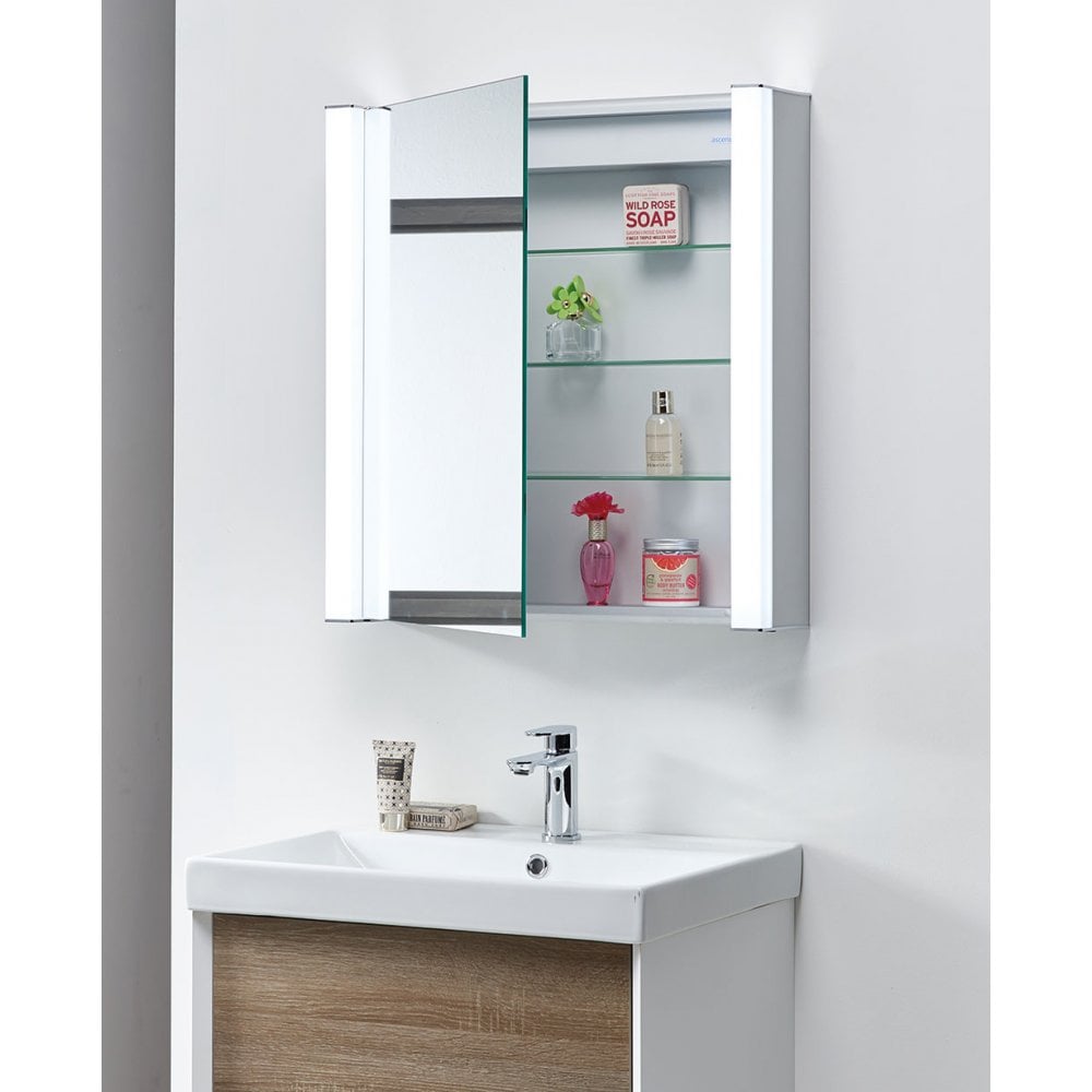 Alto 600 x 650 x 152mm Mirrored Cabinet Qualitex