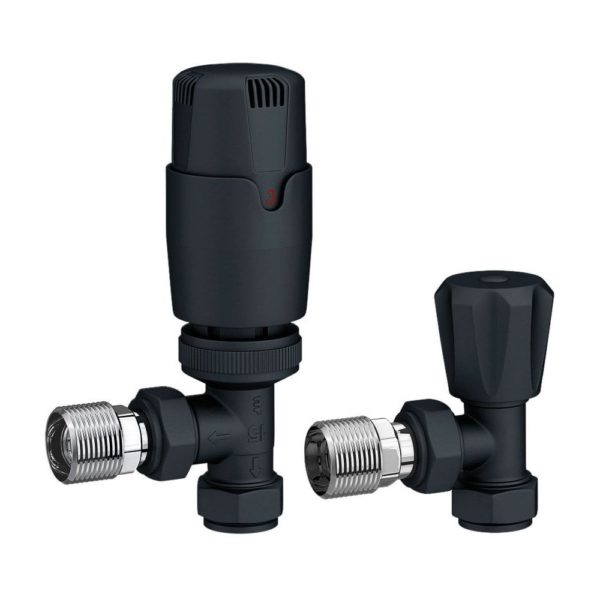 Thermostatic Radiator Valves (pair) - Anthracite - Image 2