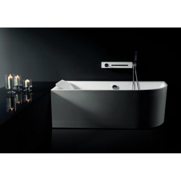 Sofia Freestanding Offset Corner Bath - 1800 x 1200mm - Image 2