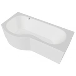 'P' Shaped Shower Bath Only