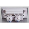 Nevada Square Push-Button & Plate - White (For Ascent Pneumatic Cistern & Frames) - Image 2
