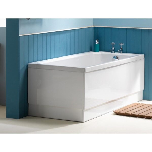 QX Plain Gloss White Wooden Bath Panels - Image 3