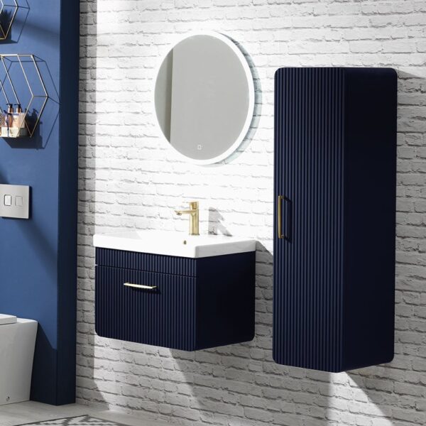 Naxos 60 Wall Hung Base & Basin - Dark Indigo