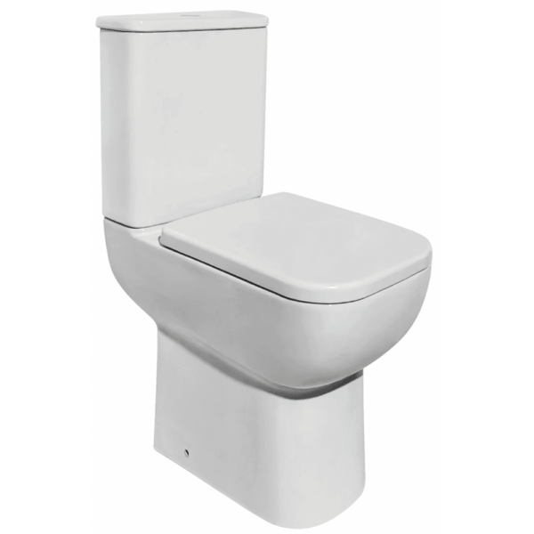 Aveiro Tall Rimless Open Sided WC including Soft Close Seat - Image 2