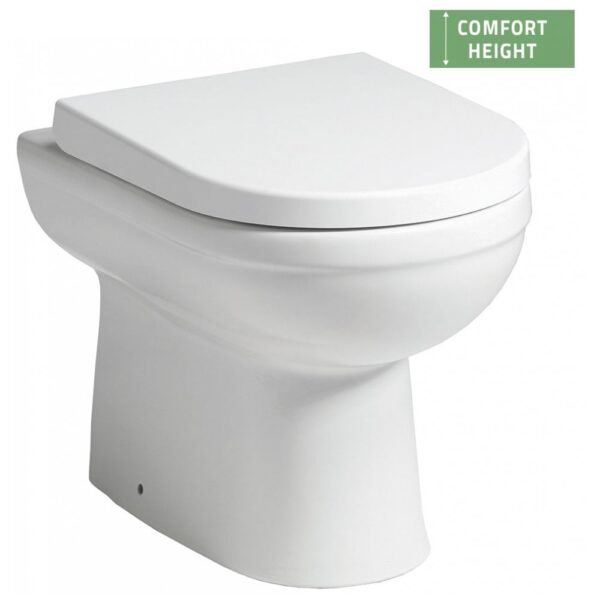 Carolina Elevated Back-to-Wall Pan & Soft Close Seat