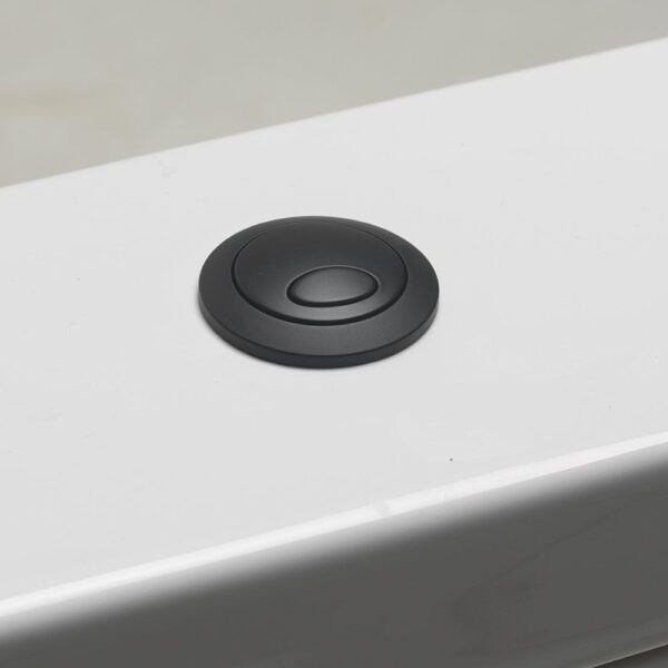 Flush Button for Close Coupled Cistern - Matt Black