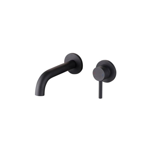 Tuscany Wall-Mounted Basin Filler - Matt Black