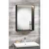 Pisa Mirror with Integrated LED Light, Wireless Mobile Charger & Toothbrush Charger - Image 2