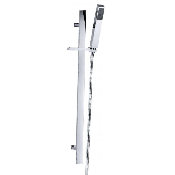 Nevada Square Handset, Slide Bar & Hose - Image 2