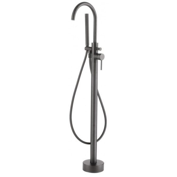 Tuscany Floorstanding Bath Shower Mixer - Gunmetal
