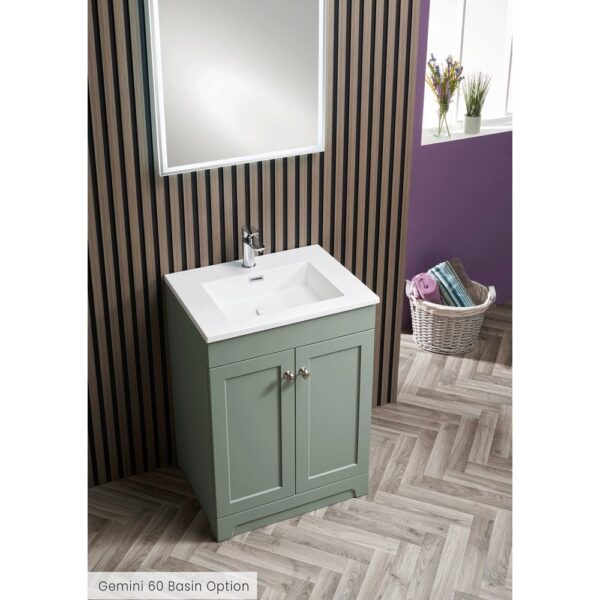 Ruxley 600mm Base Unit & Basin - Image 6