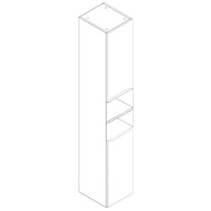 Arden 300mm Tall Column Unit - 350mm Depth