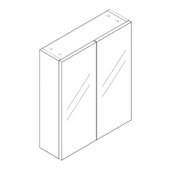 Arden 500mm Mirrored Cabinet