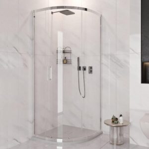 Classic 6mm Single Door Quadrant Enclosure & Tray with Easy-Clean Glass